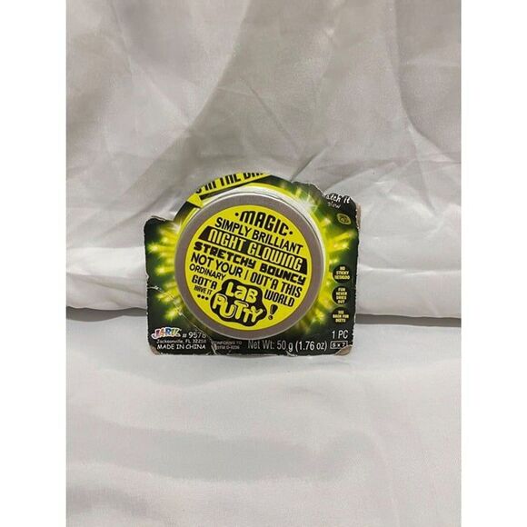 JA-RU Lab Putty Glow in The Dark Slime Putty Toy and Tin Container Sealed - Picture 2 of 5